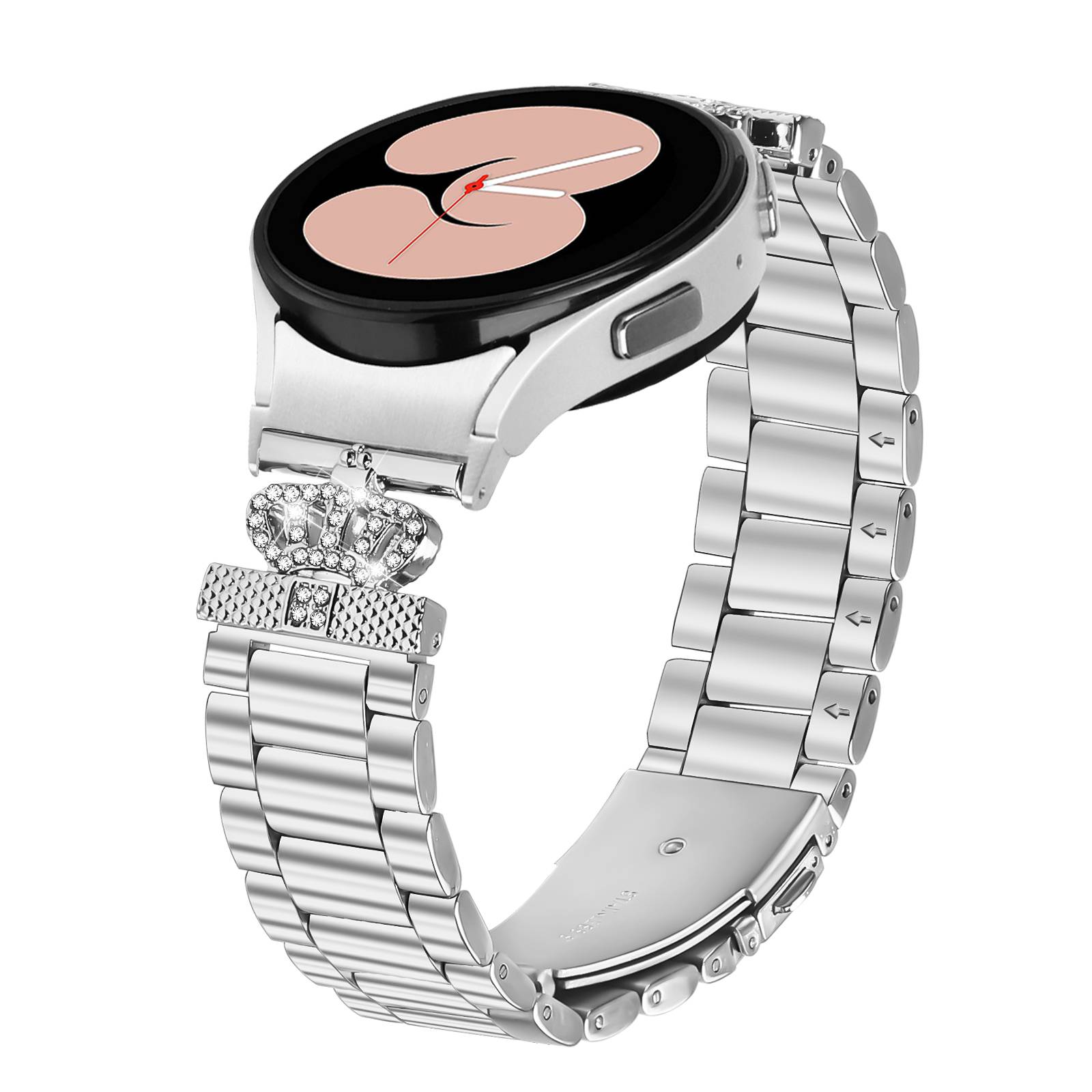 Edelstahl-Uhrenarmband für Galaxy Watch4/5/6 - Silber