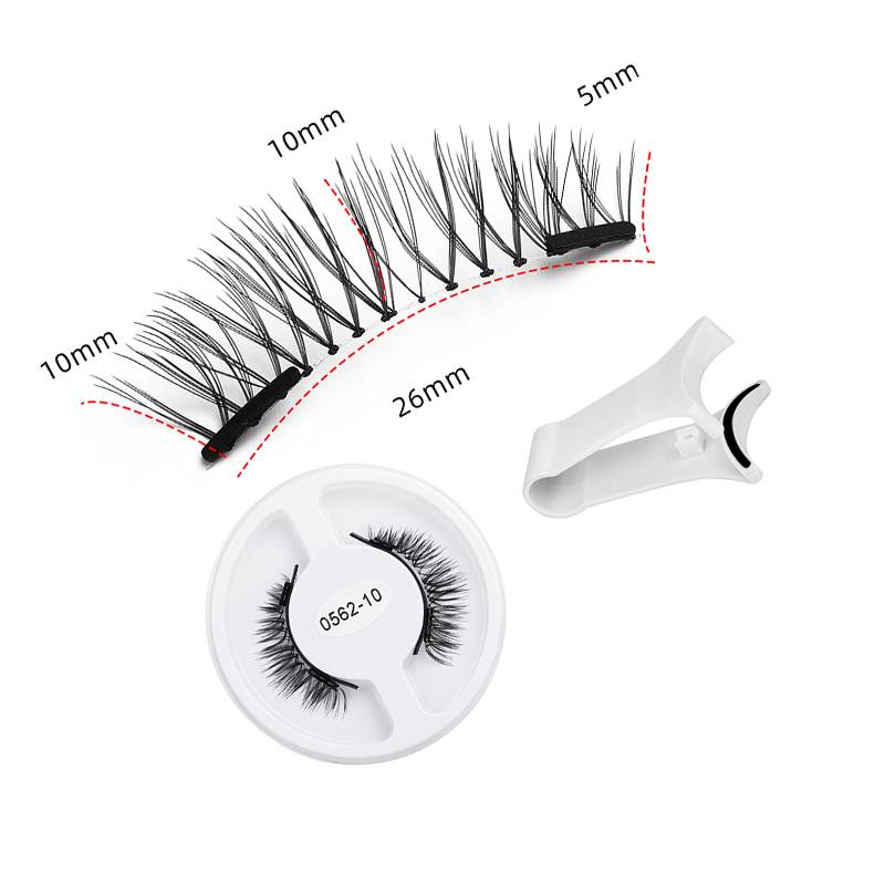 Magnetische Wimpern mit V-förmigem Applikator und Quantenmagneten Modell 2