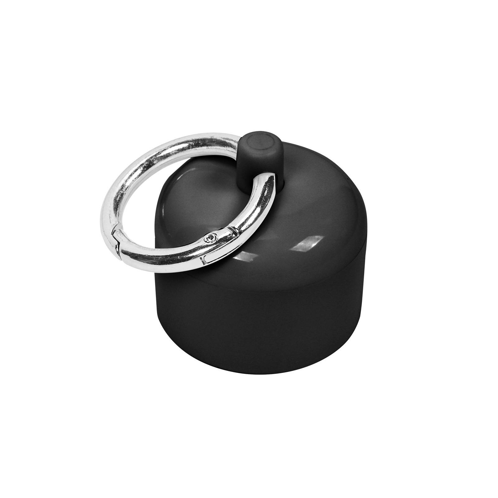 Tragbare Schmuckschatulle mit Schlüsselanhänger Black