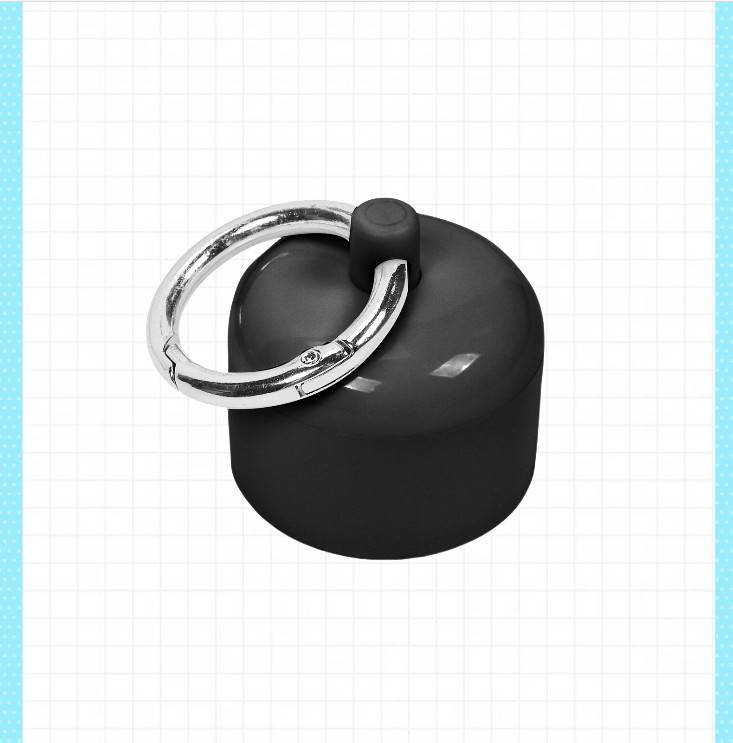 Tragbare Schmuckschatulle mit Schlüsselanhänger Black