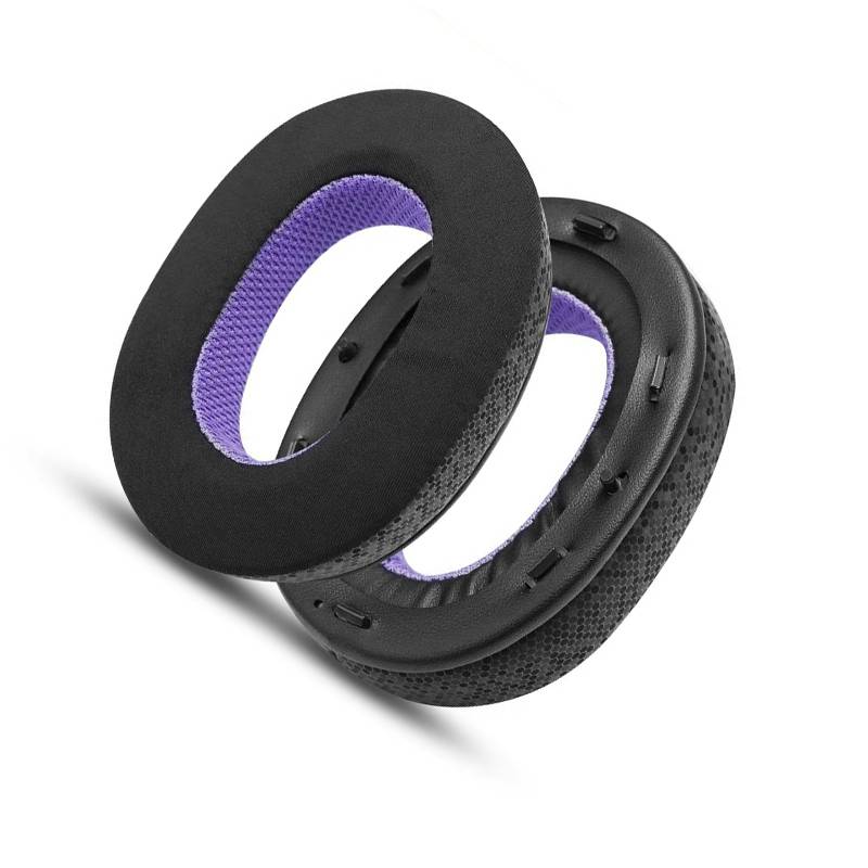 Kühlende Ersatz-Ohrpolster für Sony WH-1000XM2 Kopfhörer - Schwarz/Lila