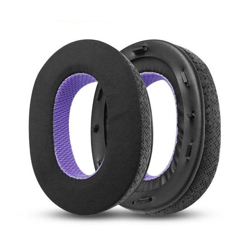 Kühlende Ersatz-Ohrpolster für Sony WH-1000XM2 Kopfhörer - Schwarz/Lila