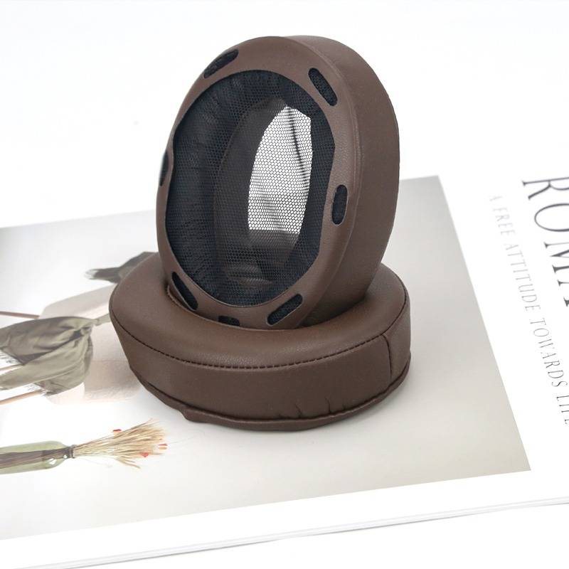 Ersatz-Ohrpolster für Sony MDR-1A Kopfhörer - Proteinleder Brown