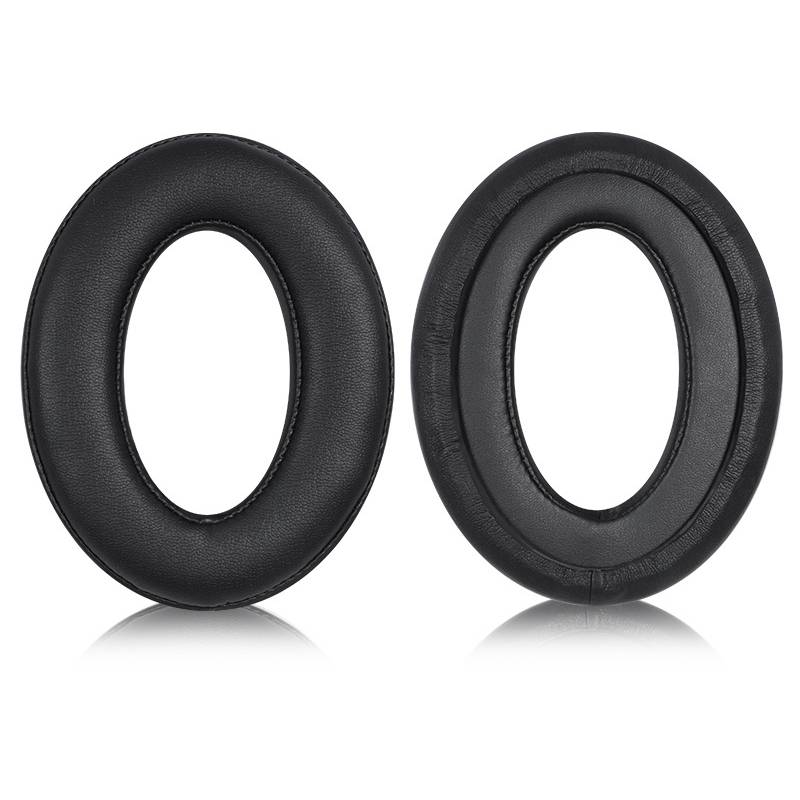 Ersatz-Ohrpolster für Sennheiser HD-Serie - Schwarzes Kunstleder