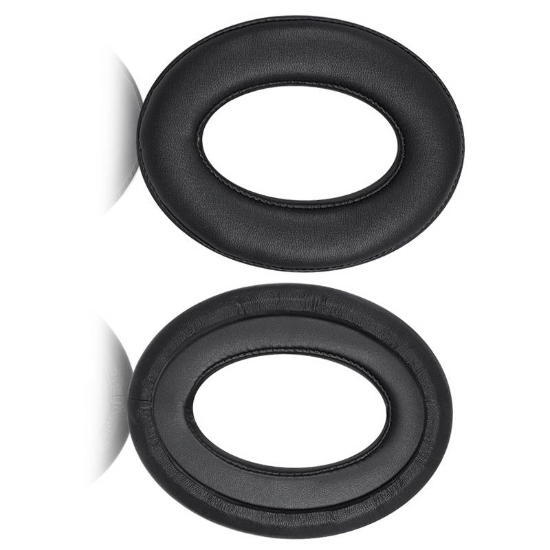 Ersatz-Ohrpolster für Sennheiser HD-Serie - Schwarzes Kunstleder