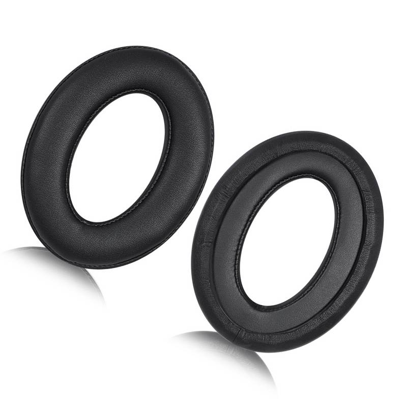Ersatz-Ohrpolster für Sennheiser HD-Serie - Schwarzes Kunstleder