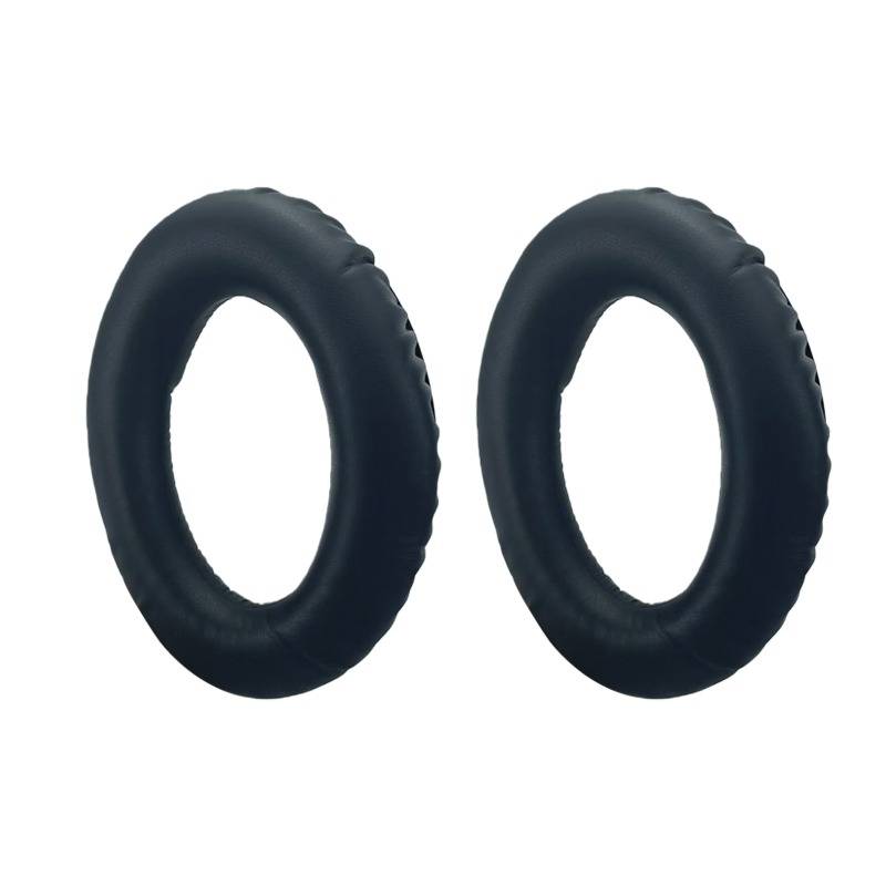 Ersatz-Ohrpolster für Sennheiser HD-Serie - Schwarzes Kunstleder