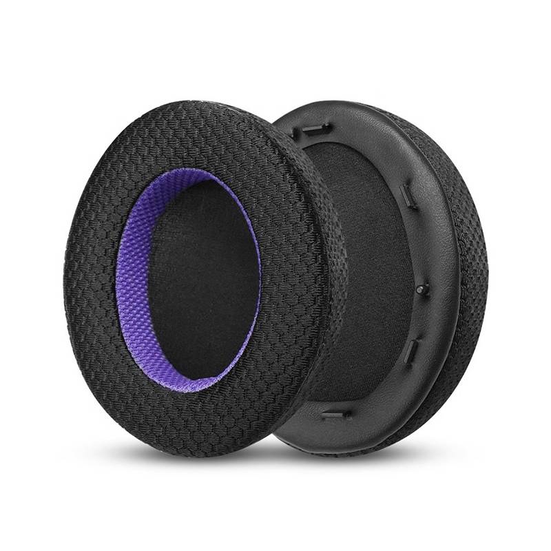 Ersatz-Ohrpolster für Sony WH-1000XM3 Kopfhörer - Schwarz/Lila Mesh