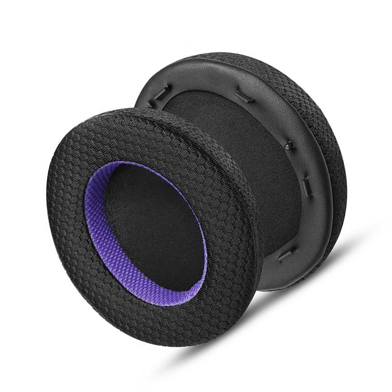Ersatz-Ohrpolster für Sony WH-1000XM3 Kopfhörer - Schwarz/Lila Mesh