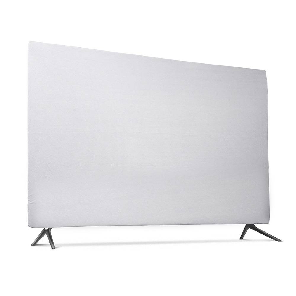 Dehnbare Stoff-TV-Abdeckung Staubschutzhülle Universal Silver 43 Zoll