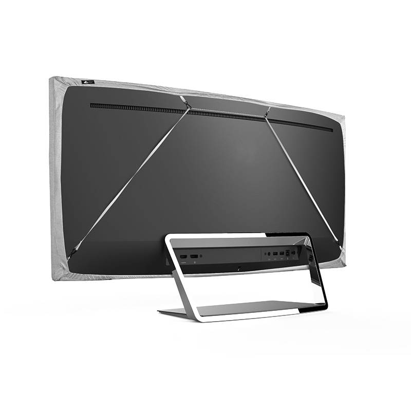 Dehnbare Stoff-TV-Abdeckung Staubschutzhülle Universal Silver 43 Zoll