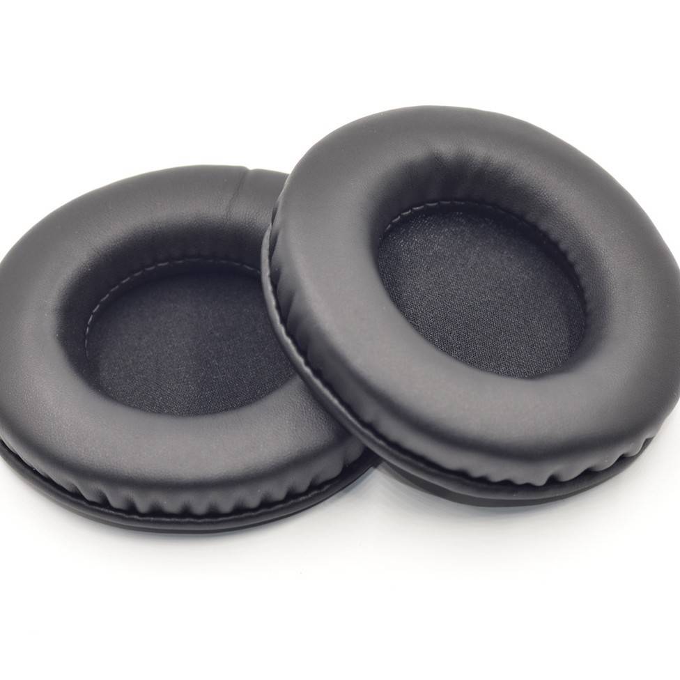 Ersatz-Ohrpolster für Sony MDR-V700DJ V700 V500DJ Kopfhörer - Schwarz (2er-Pack)