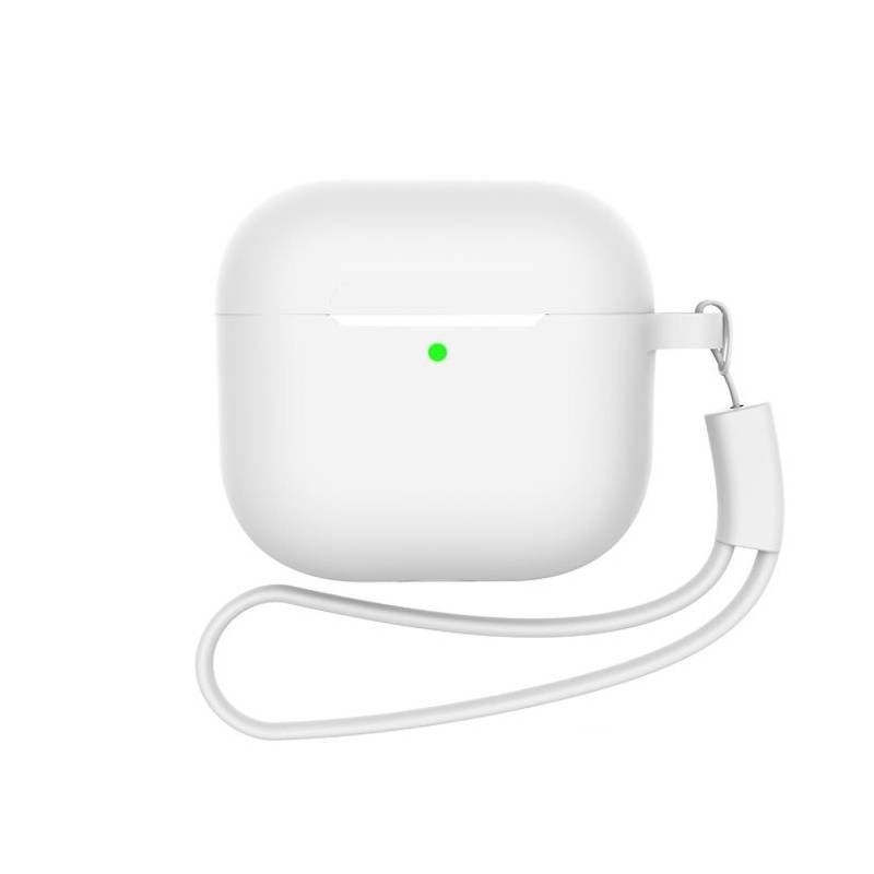 AirPods-Etui mit Schlüsselanhänger und Zubehör White AirPods 4