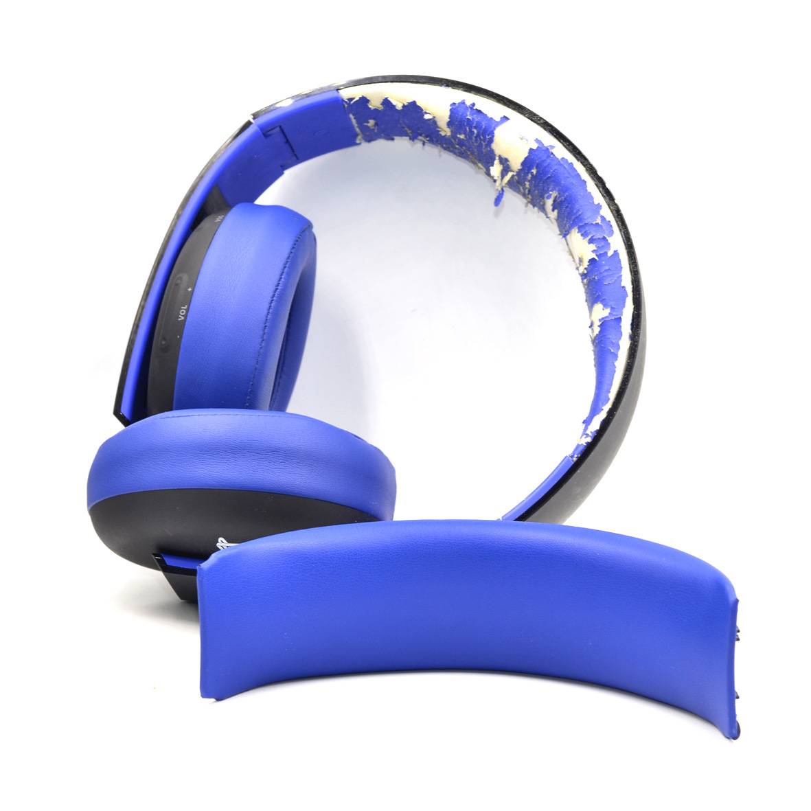 Ersatz-Kopfbügel für Sony PS3 PS4 7.1 Gold Wireless Headset - Blau