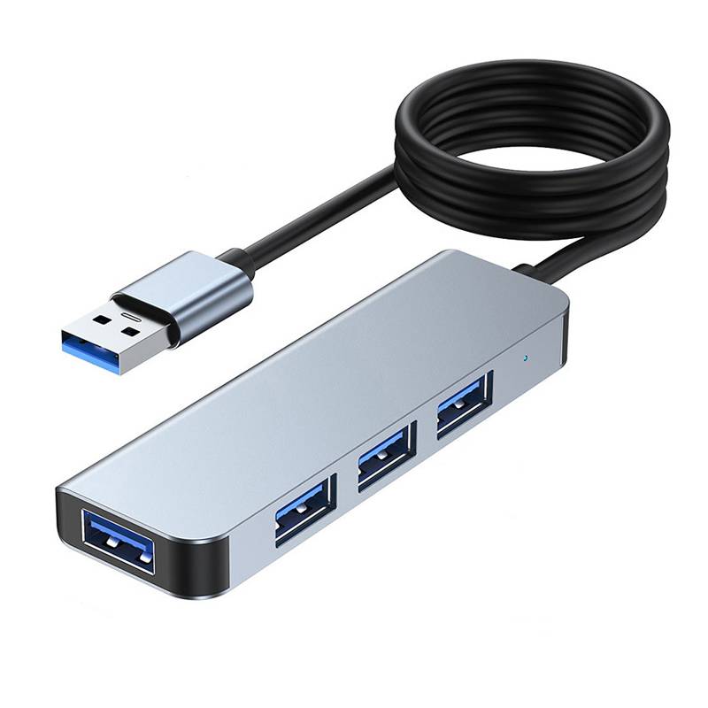 Hochgeschwindigkeits-USB-3.0-Hub mit 4 Anschlüssen - Schlank und effizient