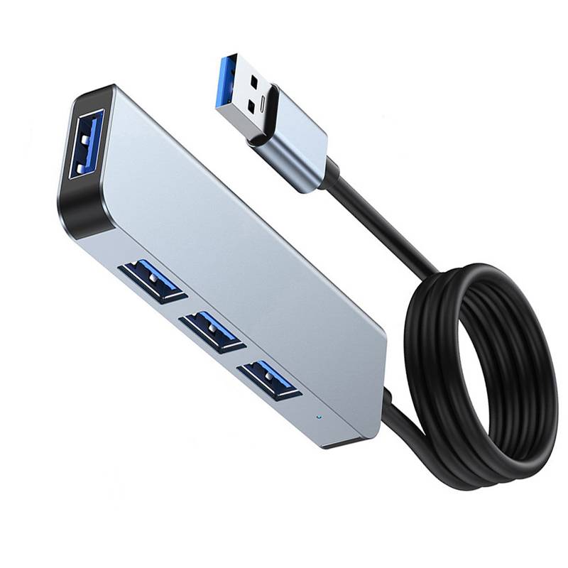 Hochgeschwindigkeits-USB-3.0-Hub mit 4 Anschlüssen - Schlank und effizient