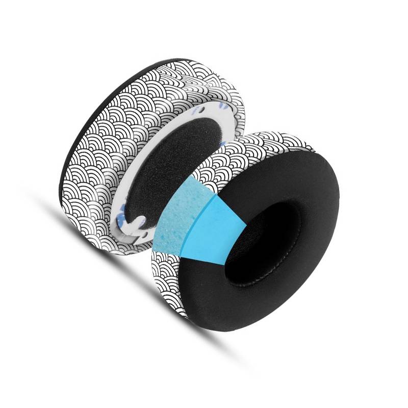 Ohrpolster mit Flussdruck aus Eis-Seide und Leder für Beats Studio3/2 Modell 2