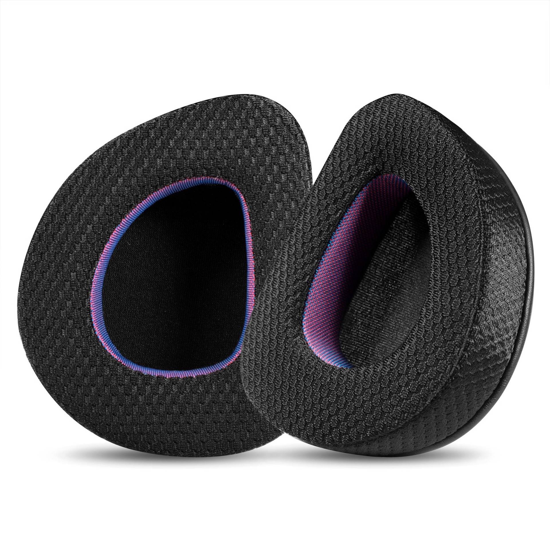 Schwarz-violette Stoff-Ohrpolster für ASUS ROG Headsets