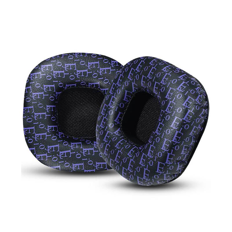 Ersatz-Ohrpolster für Marshall Major Kopfhörer Black + Purple