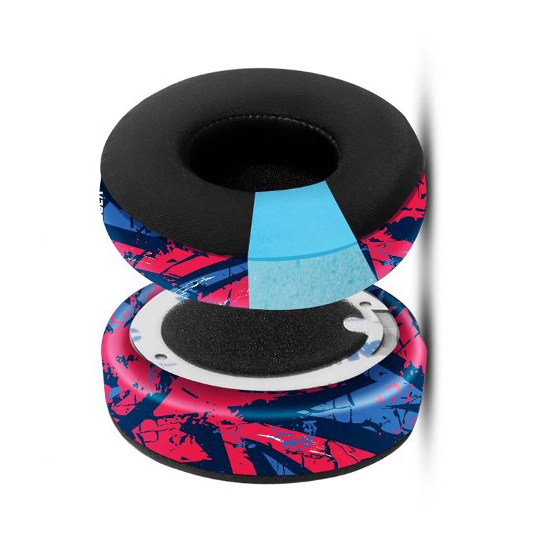 Ersatz-Ohrpolster für Beats Studio3/2 Kopfhörer Red+Blue