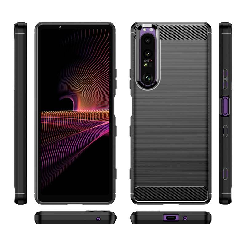 Schützende TPU-Hülle für Sony Xperia XZ1 Compact - Schwarz