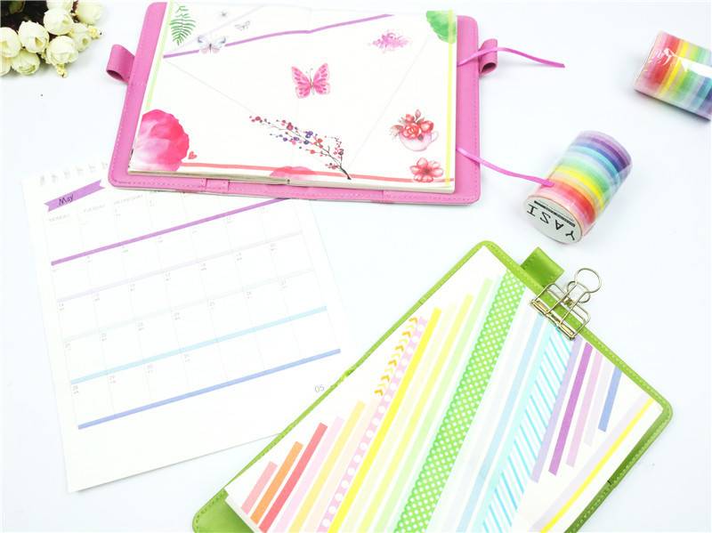 20 Rollen Washi Tape Set Dekoratives farbiges Papierband 5 mm