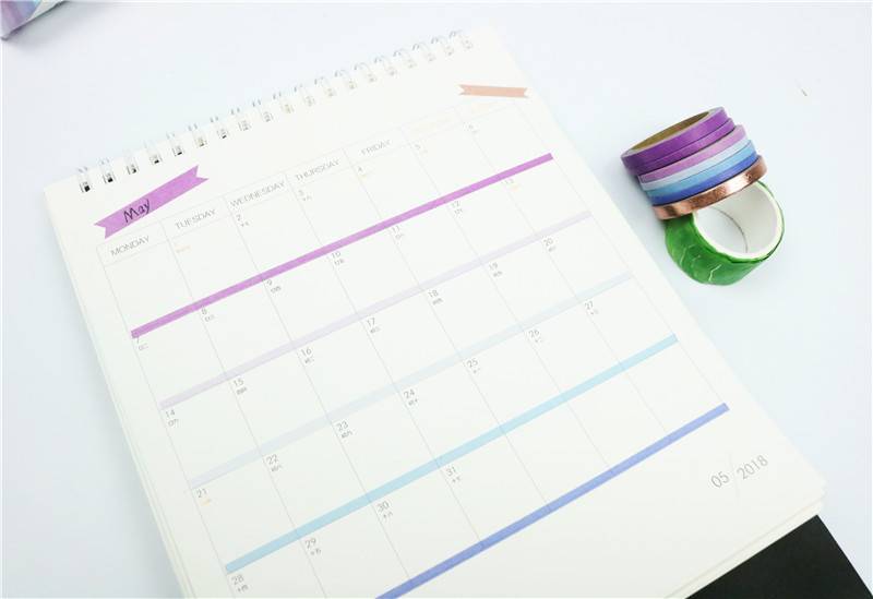 20 Rollen Washi Tape Set Dekoratives farbiges Papierband 5 mm