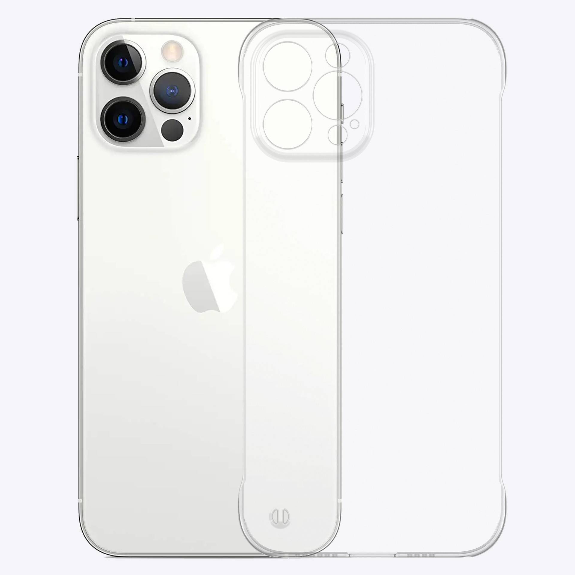 Ultradünne durchsichtige Hülle für iPhone 16 Pro Max, schlanke, stoßfeste Schutzhülle