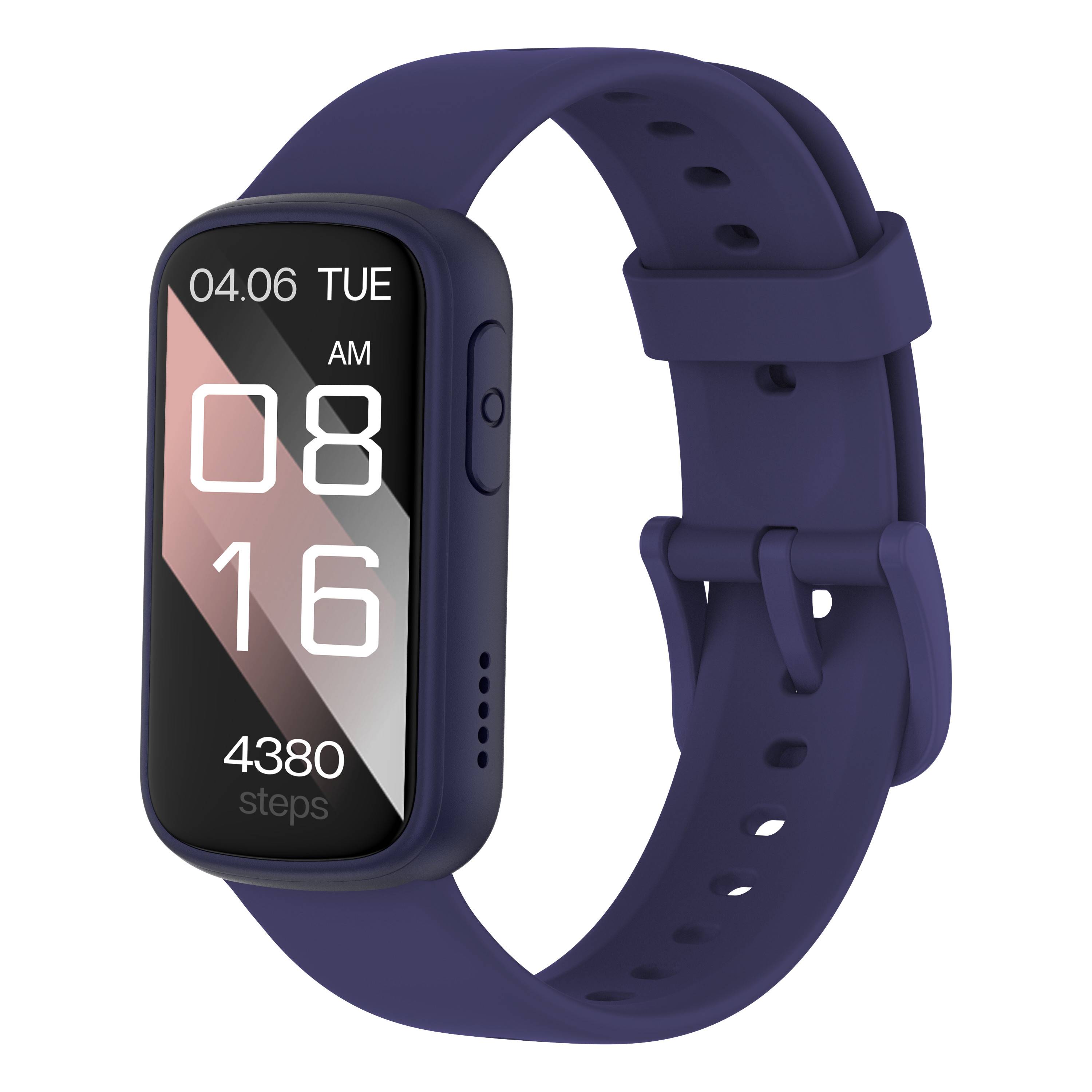 Smartwatch mit Herzfrequenzmessung, Schlafüberwachung und Schrittzähler DarkBlue