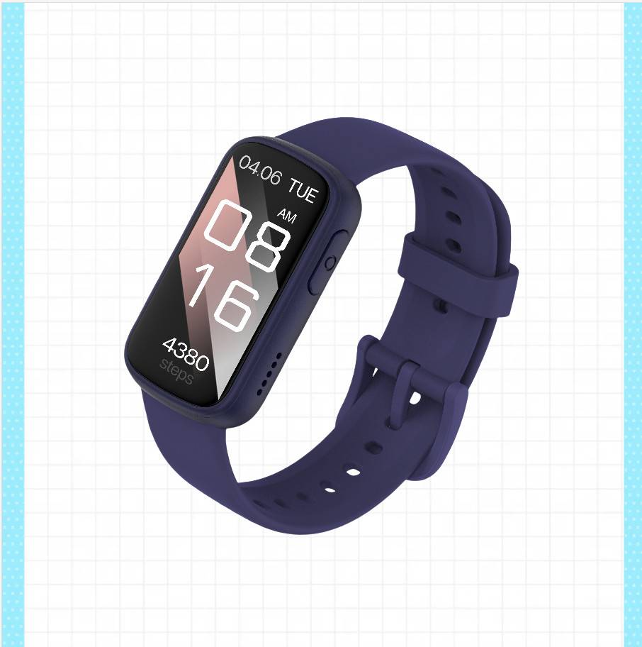 Smartwatch mit Herzfrequenzmessung, Schlafüberwachung und Schrittzähler DarkBlue