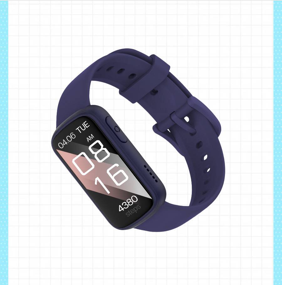 Smartwatch mit Herzfrequenzmessung, Schlafüberwachung und Schrittzähler DarkBlue