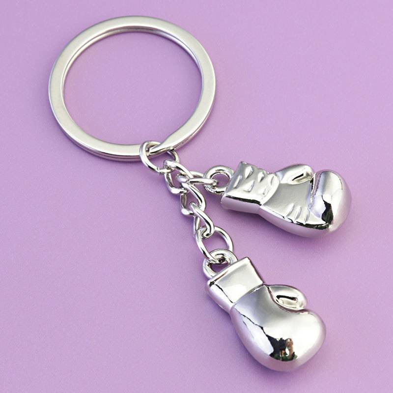 Boxhandschuh-Schlüsselanhänger - Einzigartiges Metall-Schlüsselanhänger-Geschenk für Sportbegeisterte