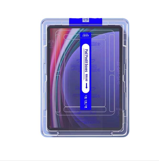 Samsung Galaxy Tab S8 Plus (12,4 Zoll) Displayschutzfolie aus gehärtetem Glas mit staubfreier Installation
