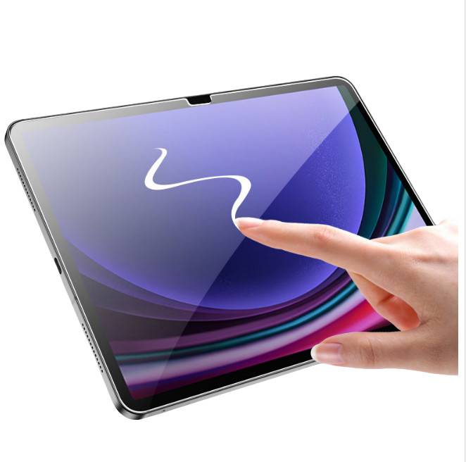 Samsung Galaxy Tab S8 Plus (12,4 Zoll) Displayschutzfolie aus gehärtetem Glas mit staubfreier Installation