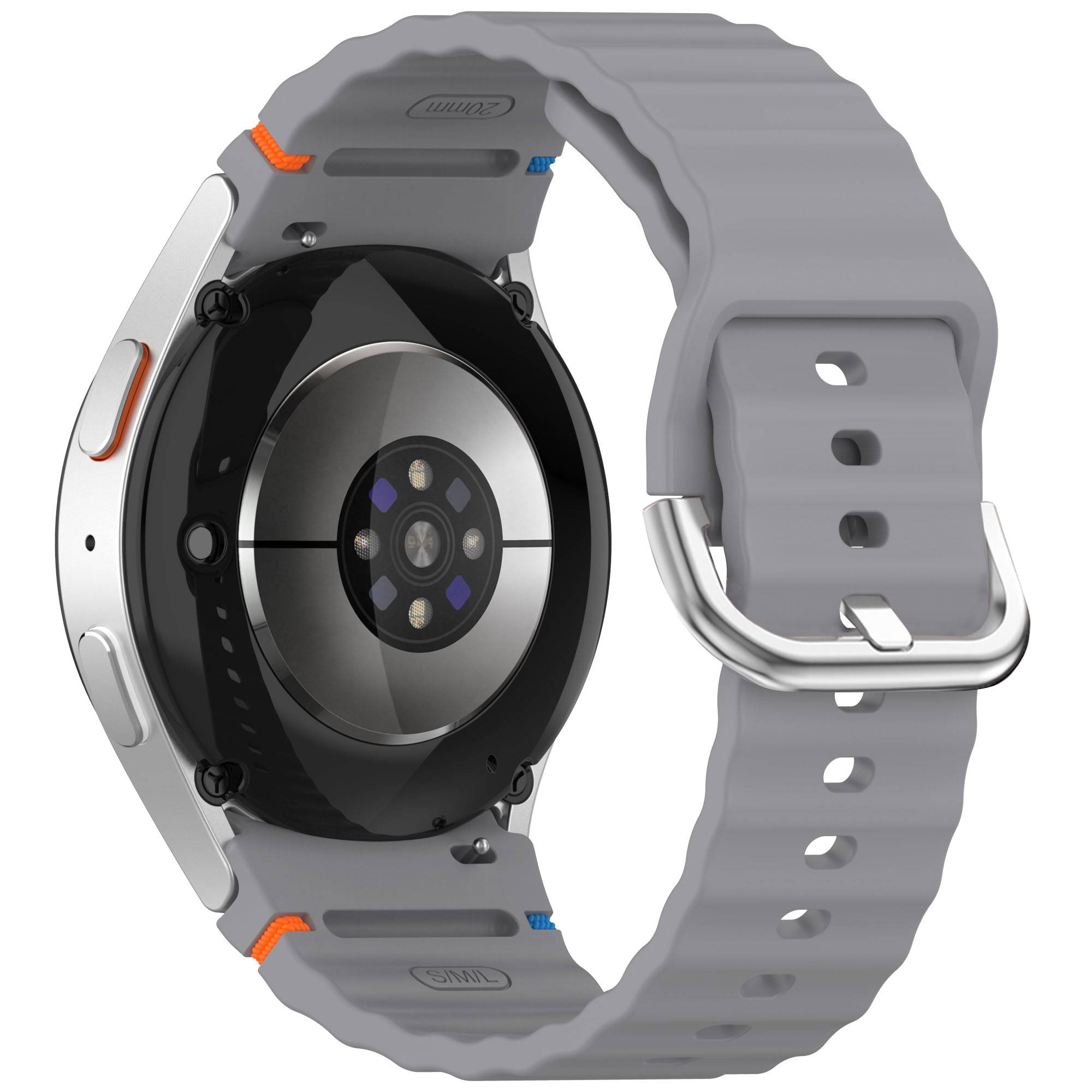 Samsung Watch 7 Wave Armband - Silberne Schnalle (lichtunempfindlich)