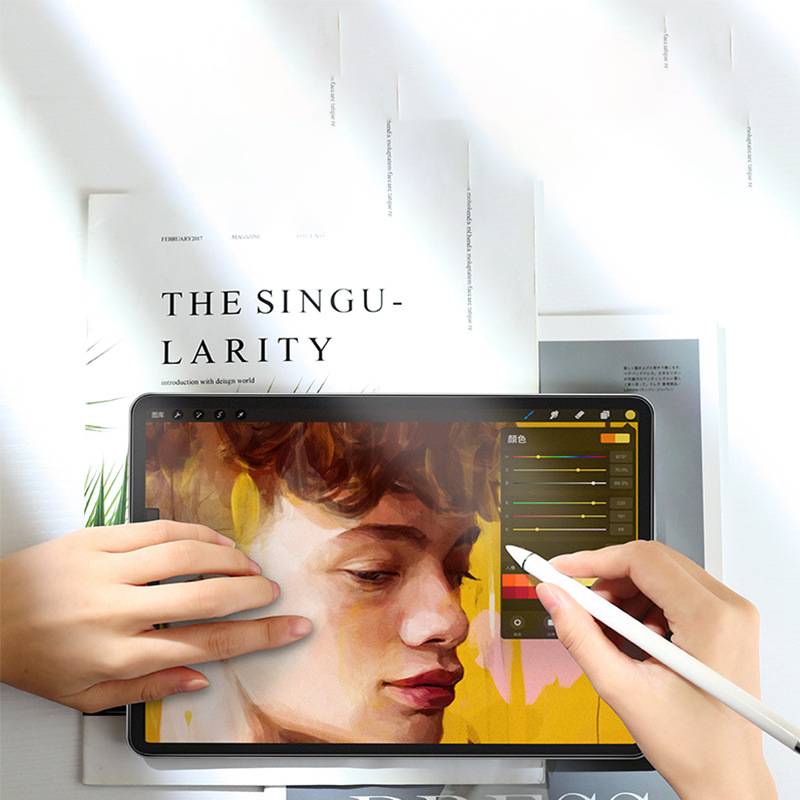 Papierähnliche Displayschutzfolie für iPad 9.7 2017/2018 (1 Stück) – Matt, entspiegelt für Schreiben und Zeichnen Modell 8