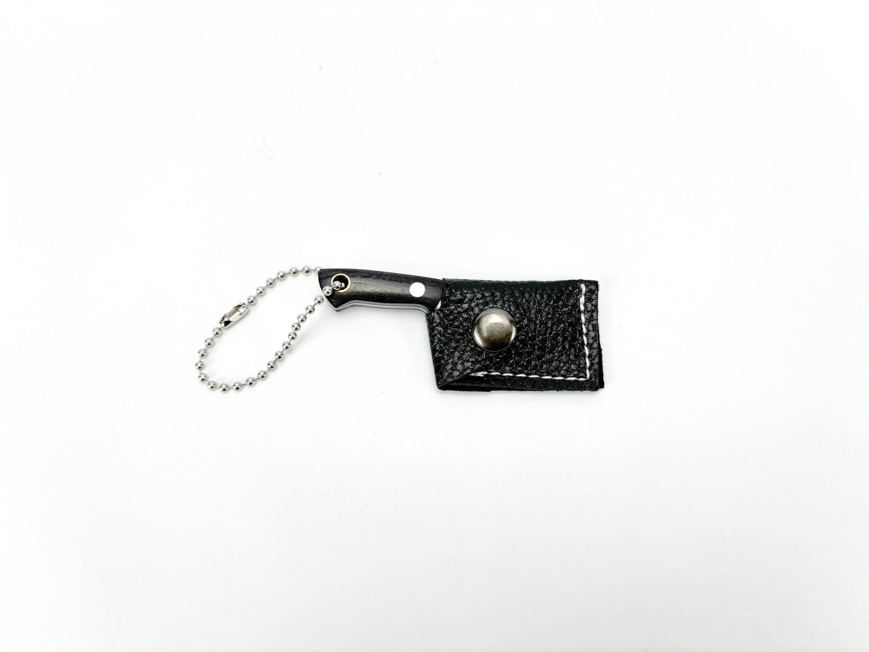 Mini-Schlüsselanhängermesser, Taschenmesser aus Edelstahl für EDC, Obst, zum Öffnen von Paketen