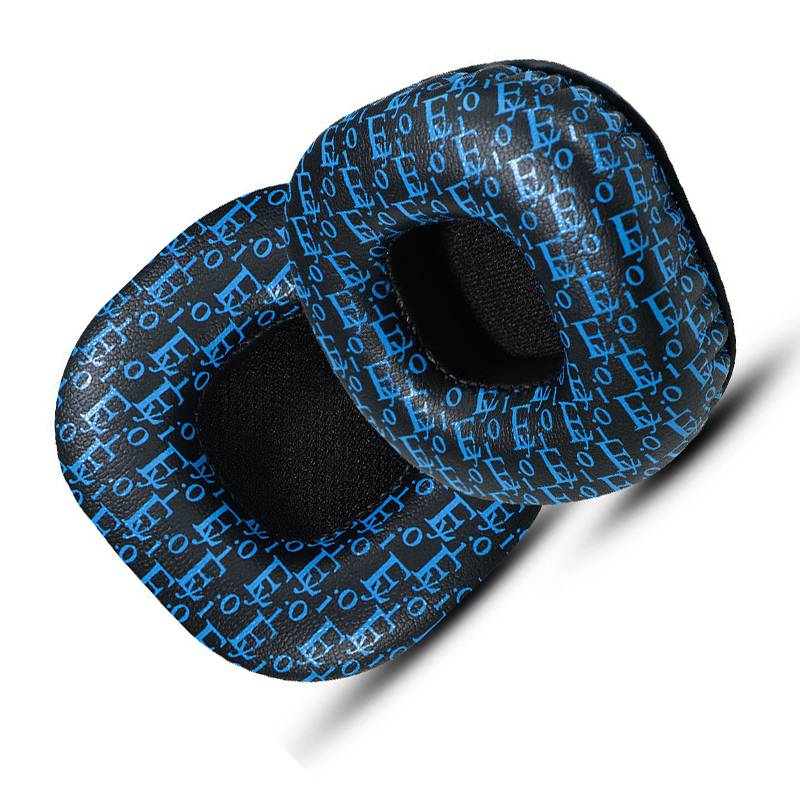Ersatz-Ohrpolster für Marshall Major Kopfhörer Black+Blue