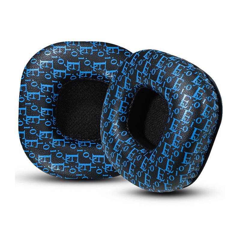 Ersatz-Ohrpolster für Marshall Major Kopfhörer Black+Blue