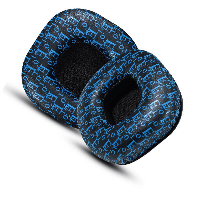 Ersatz-Ohrpolster für Marshall Major Kopfhörer Black+Blue