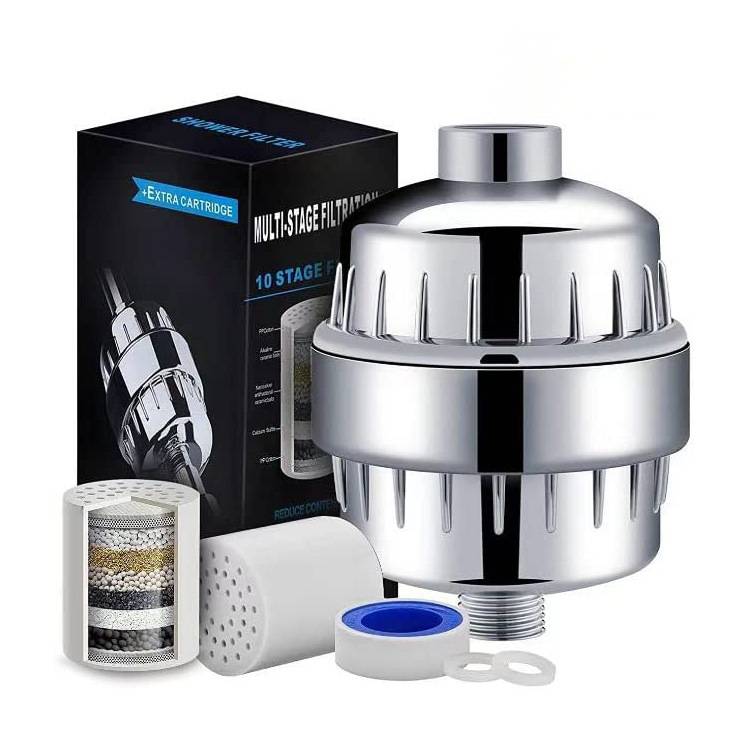 Duschfilter - 10-25-stufiges Filtersystem