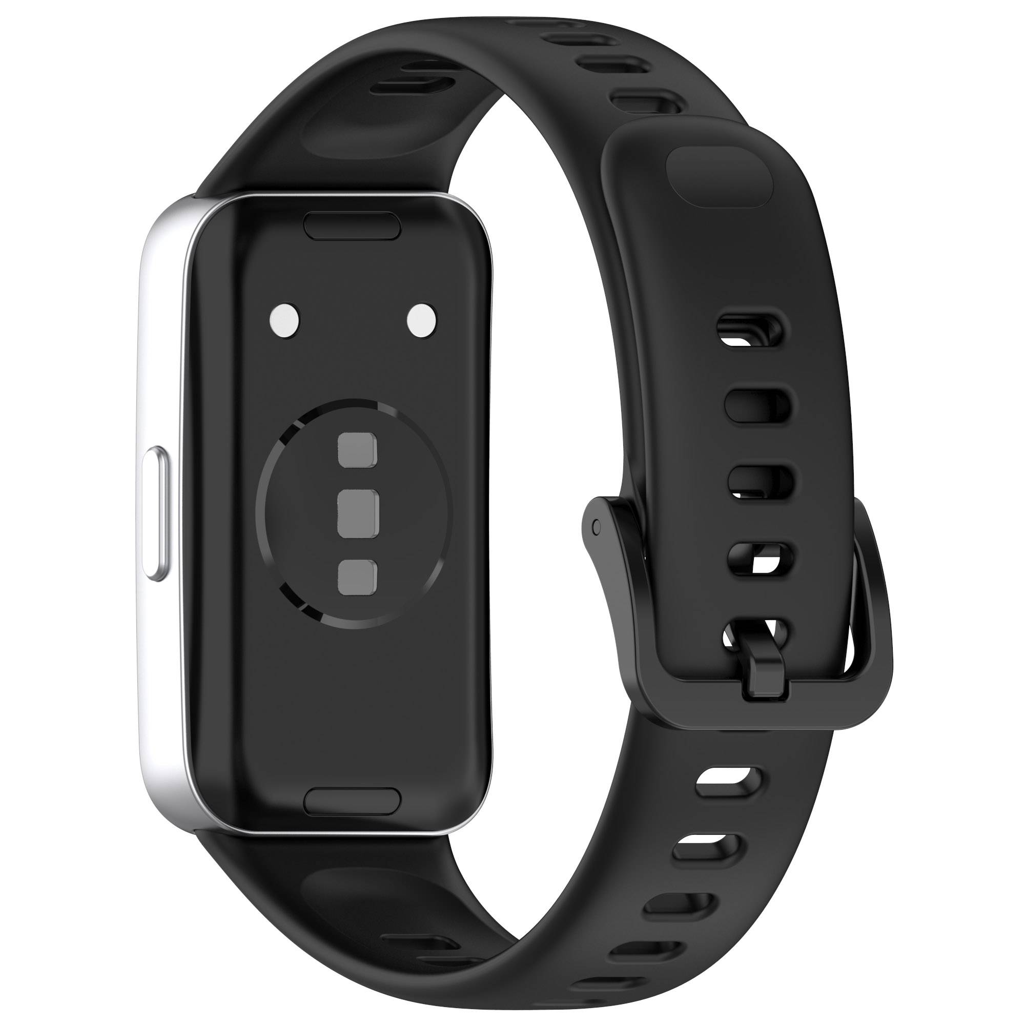 Offizielles Silikonarmband für Huawei Band 10/9/8 Black