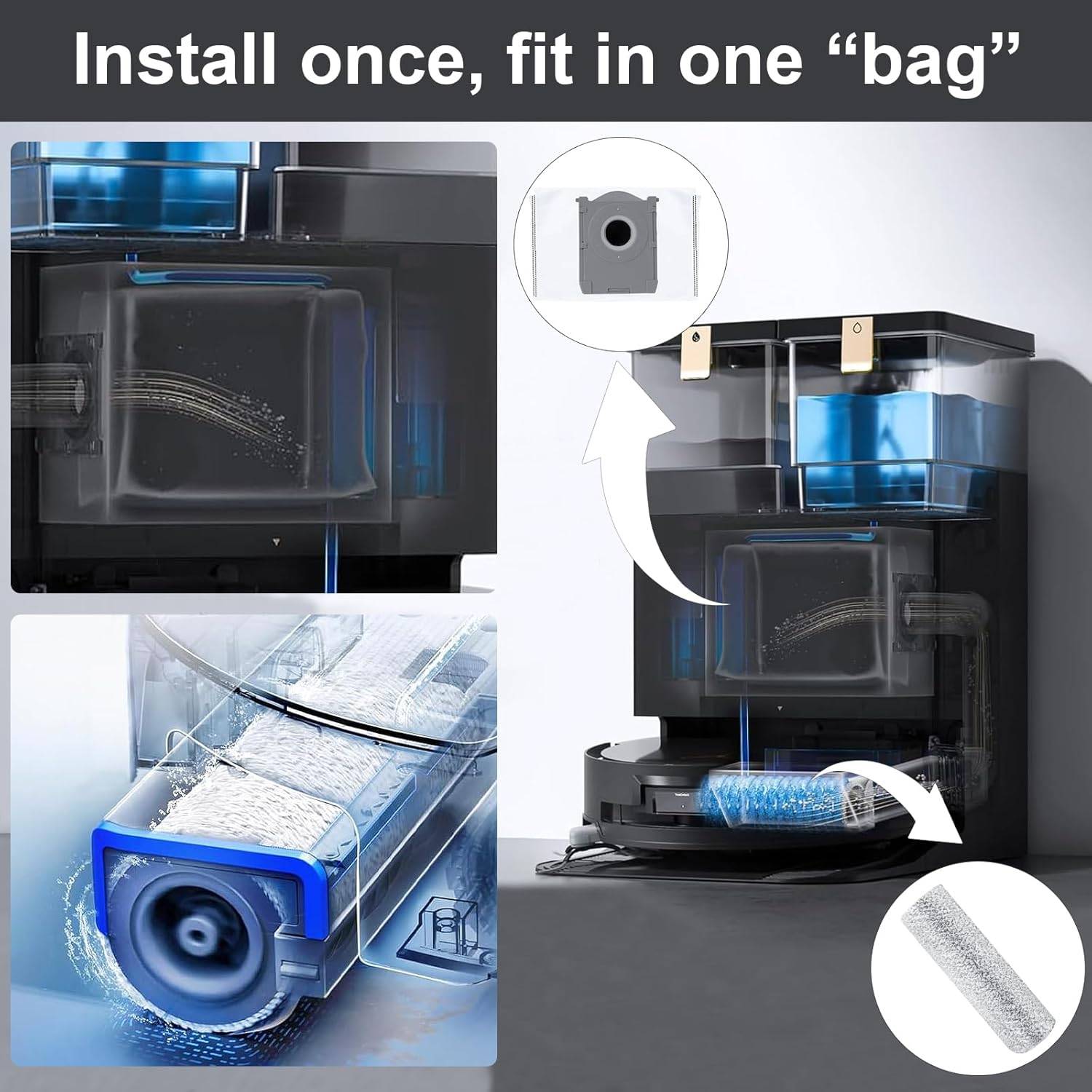 Zubehörset für Ecovacs Deebot X8 Omni/Pro