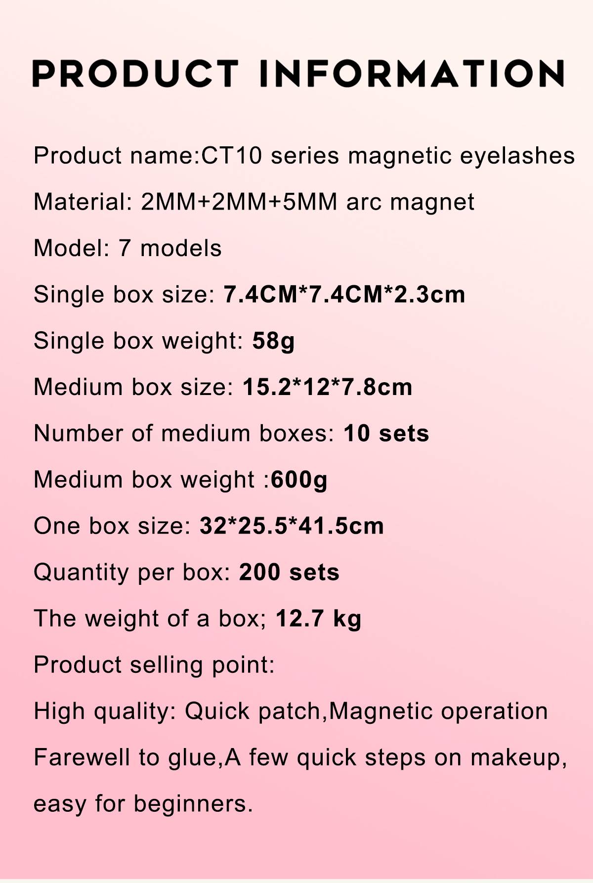 Magnetisches Wimpernset Model 5