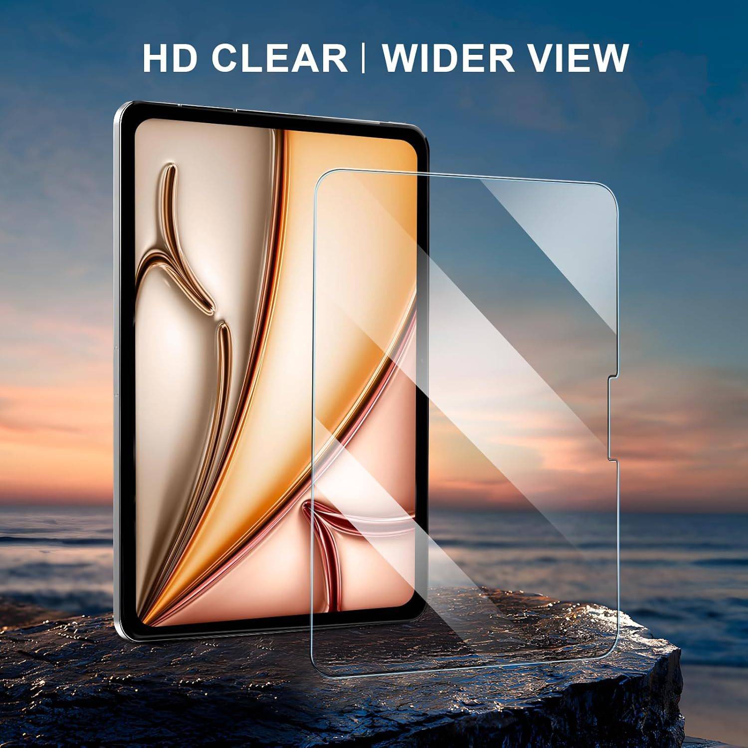 iPad 11 (A16) 2025 Displayschutzfolie aus gehärtetem Glas 2er-Pack