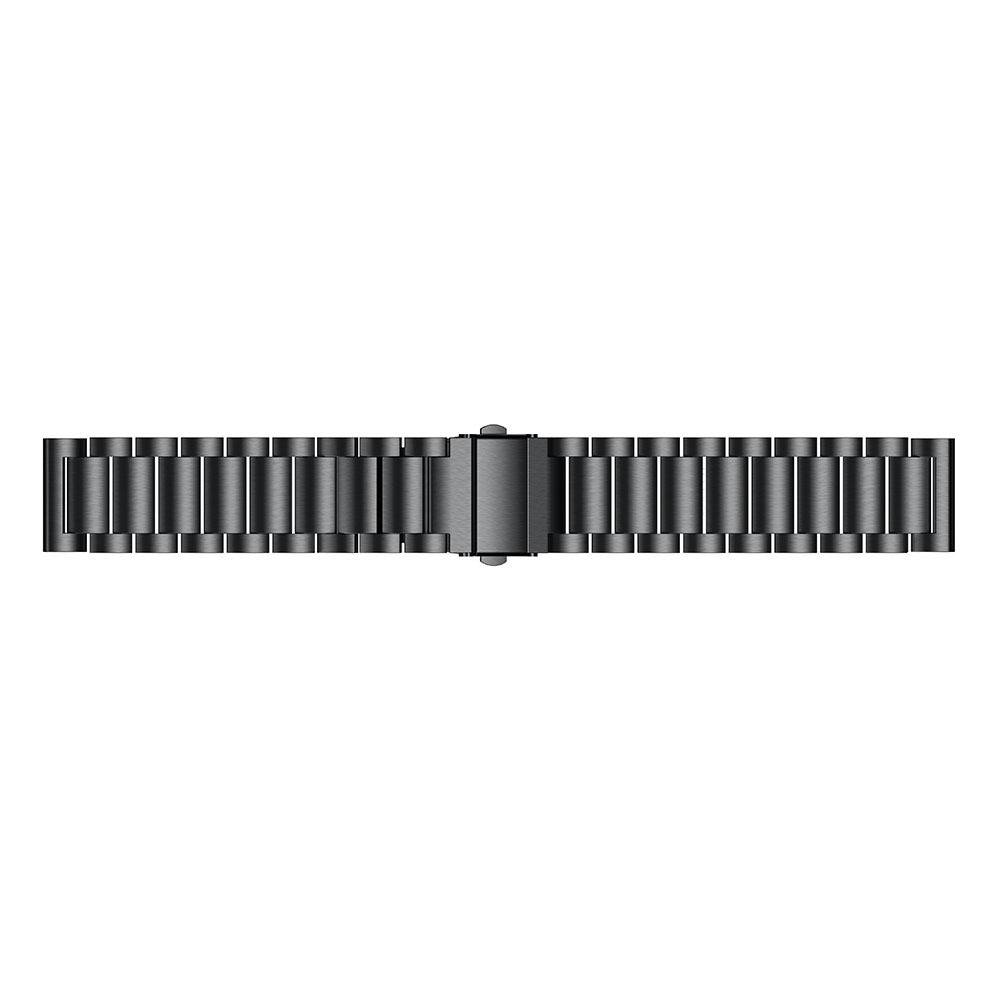 Uhrenarmband aus Edelstahl – bequemer und sicherer Sitz Black 20 mm