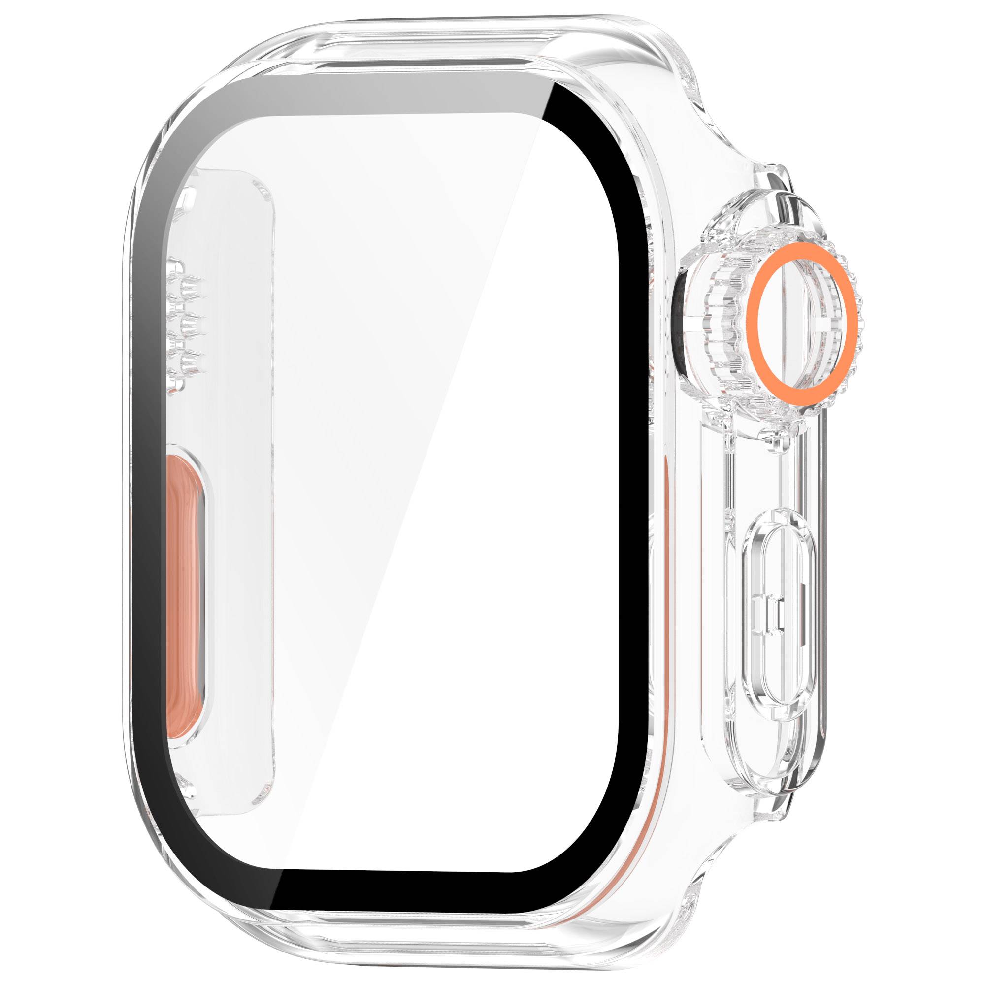 Schutzhülle für Apple Watch – Hart-PC und gehärtetes Glas Transparent 40 mm