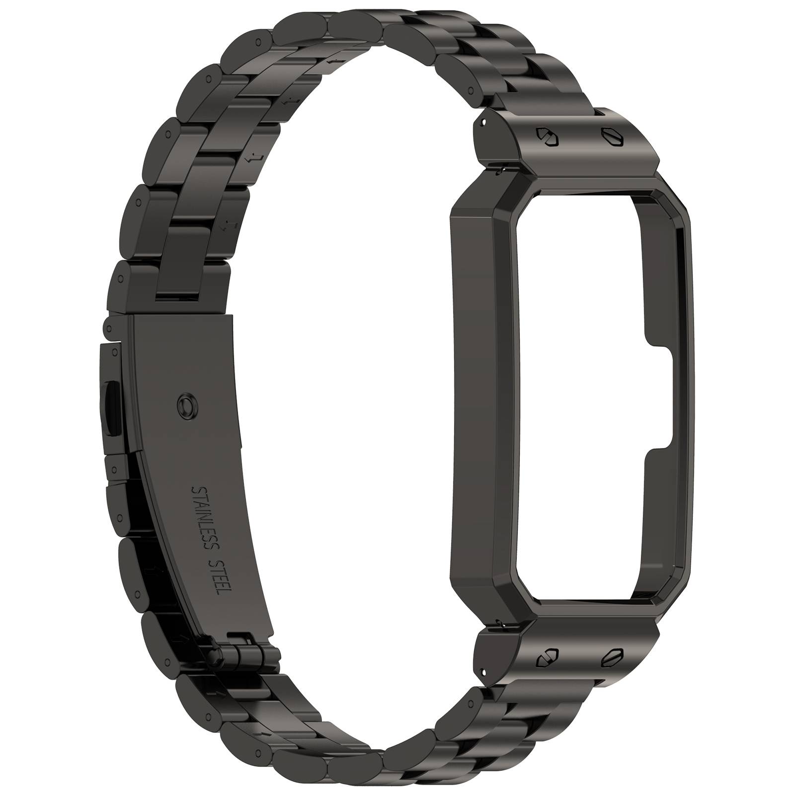 Edelstahlarmband für Huawei Band 10/9/8 Silver