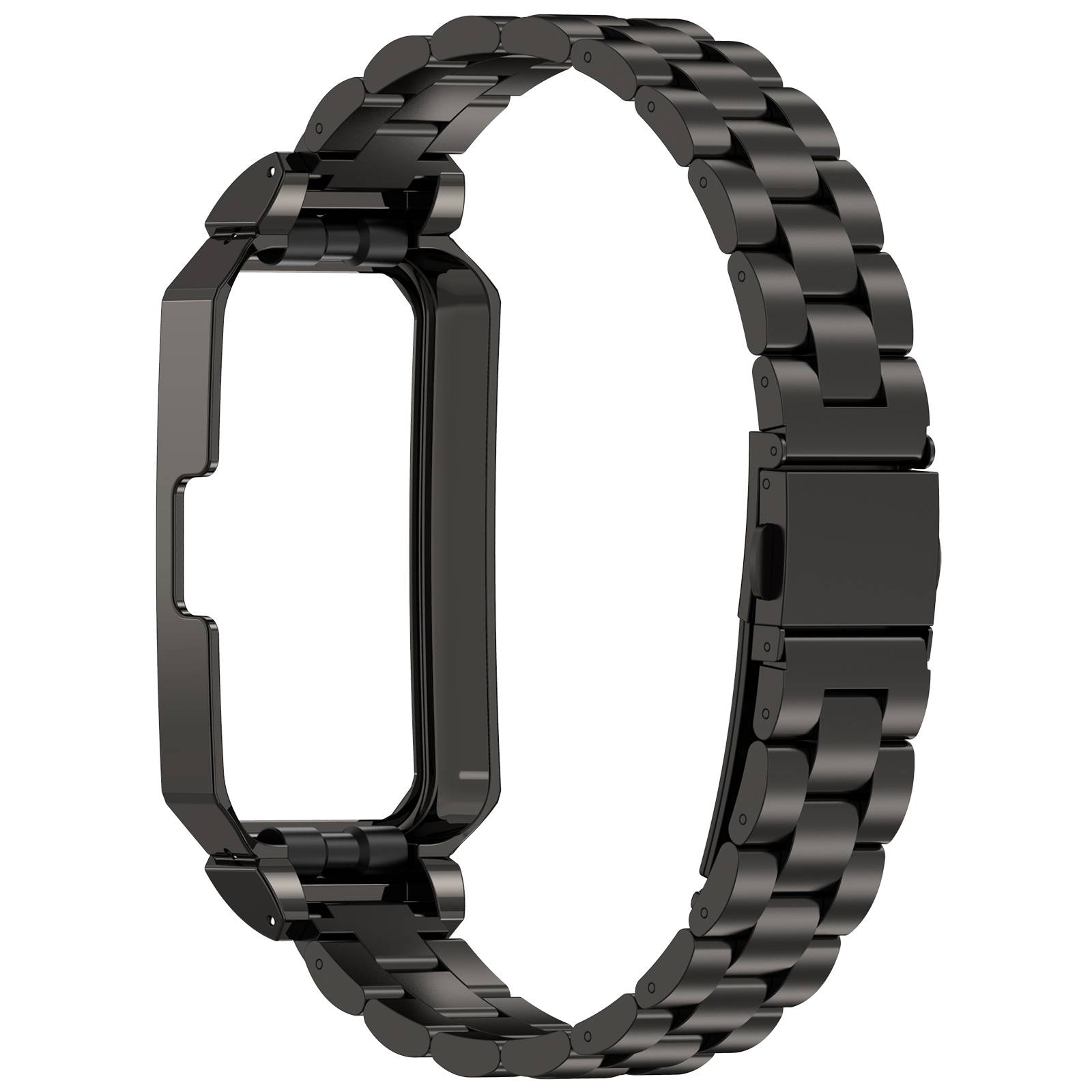 Edelstahlarmband für Huawei Band 10/9/8 Silver