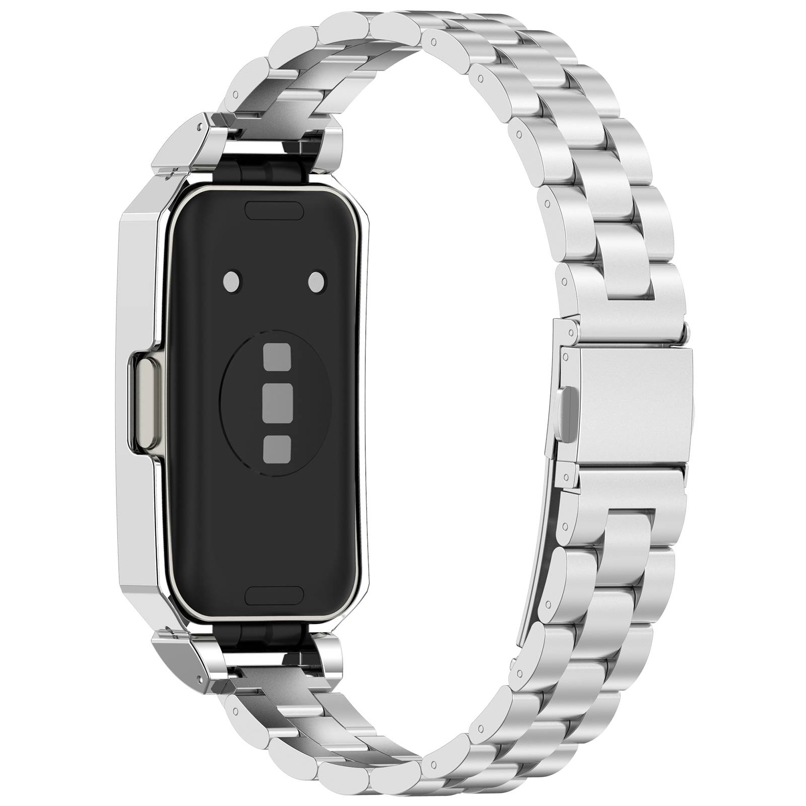 Edelstahlarmband für Huawei Band 10/9/8 Black